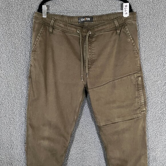 DU/ER Duer N2X No Sweat Slim Fit Joggers Pants - Men's Size 36*30 - Green - Picture 2 of 10